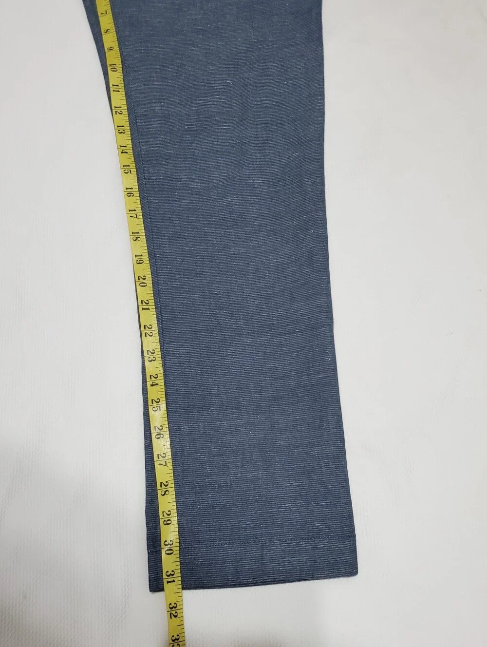 J. Crew 770 Straight Fit McNutt Linen Blend Chino Pants Blue 32 Waist